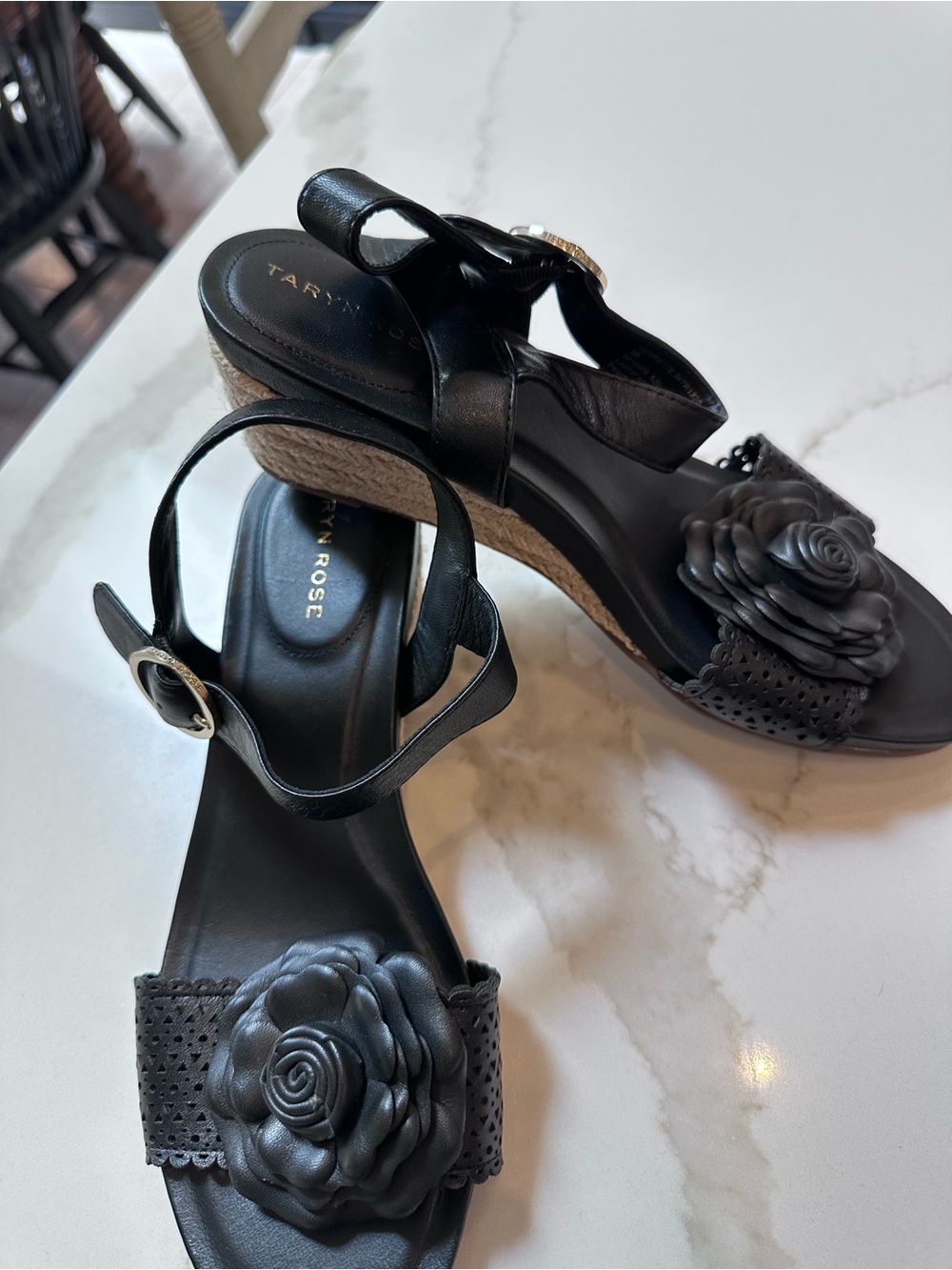 Taryn Rose Black Sandals - New w/out Tags